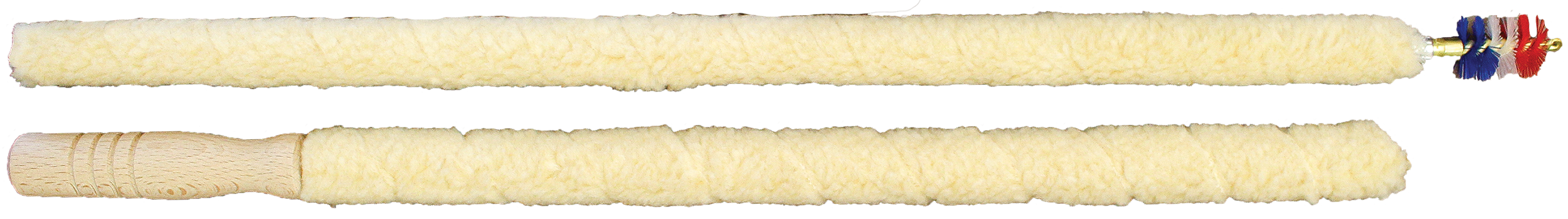 Pro-Shot 2PCSM3612 Patriot Series Mopster 12 Gauge #5/16-27 Thread 36" Wool Mop/Nylon Bristles