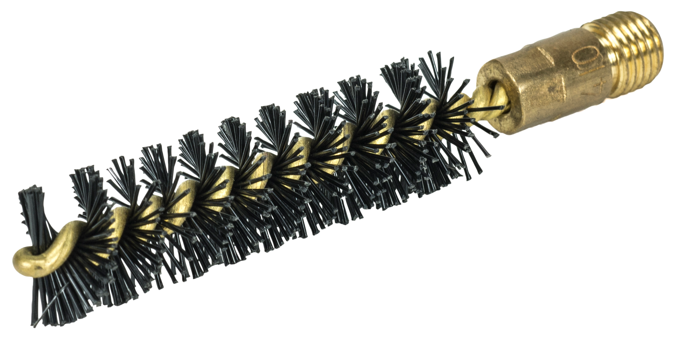 Breakthrough Clean BT410BNBB Nylon Bristle Bore Brush 410 Gauge #8-32 Thread Brass Core Nylon Bristles