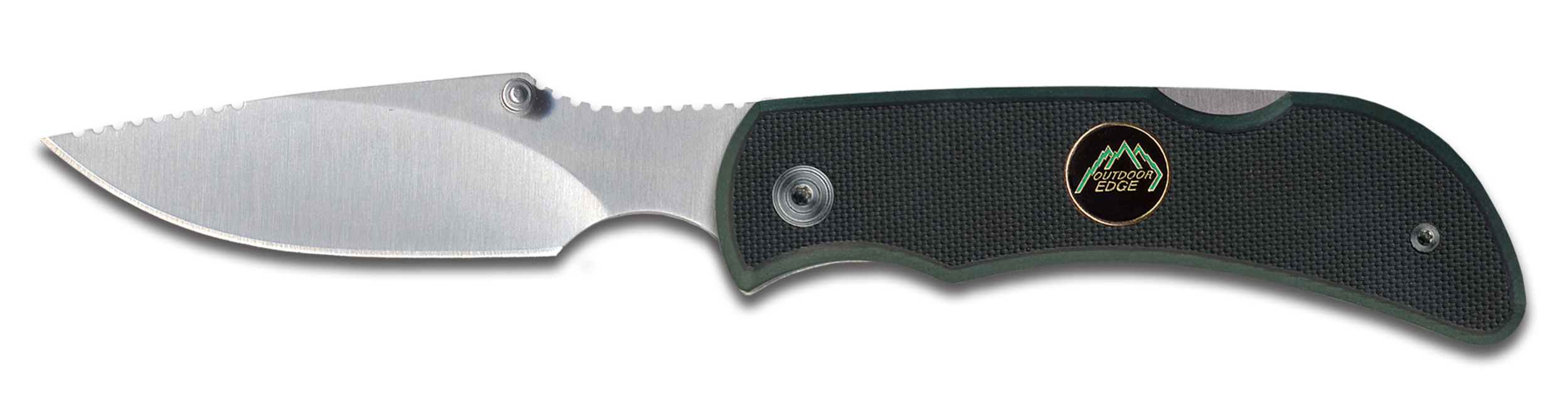 Outdoor Edge CL10C Caper Lite  2.50" Folding Plain AUS8 SS Blade G10 Black Handle
