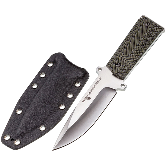 Magnum Research KNIFE1911 1911  9" Clip Point Plain 420 Stainless Steel G10 Gray/Green Handle Fixed