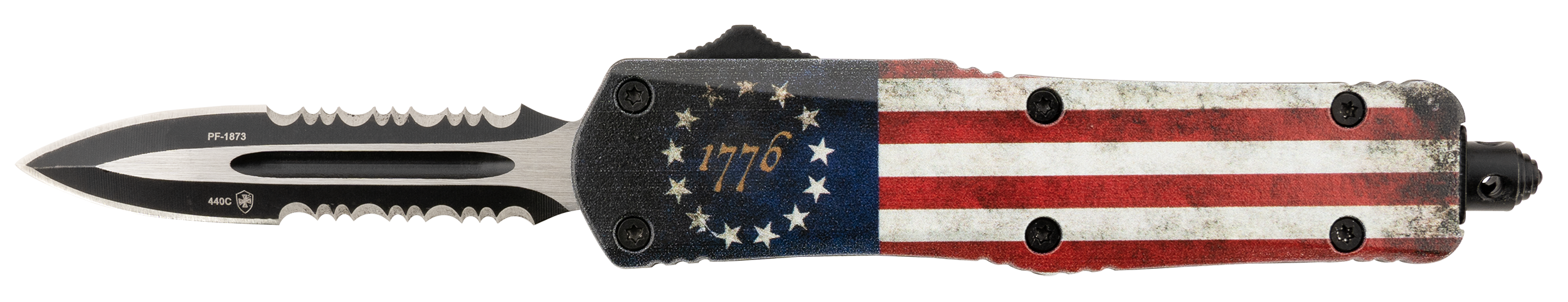 Templar Knife SBRF431 Betsy Ross Flag  Small OTF Dagger Plain