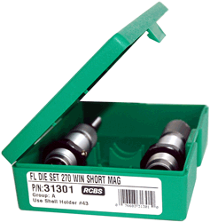 RCBS Full Length Die Set - Group A - Popular Rifle Cartridge .270 WSM