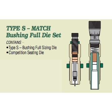 Redding Type S Match Bushing Full Die Set .224 Valkyrie