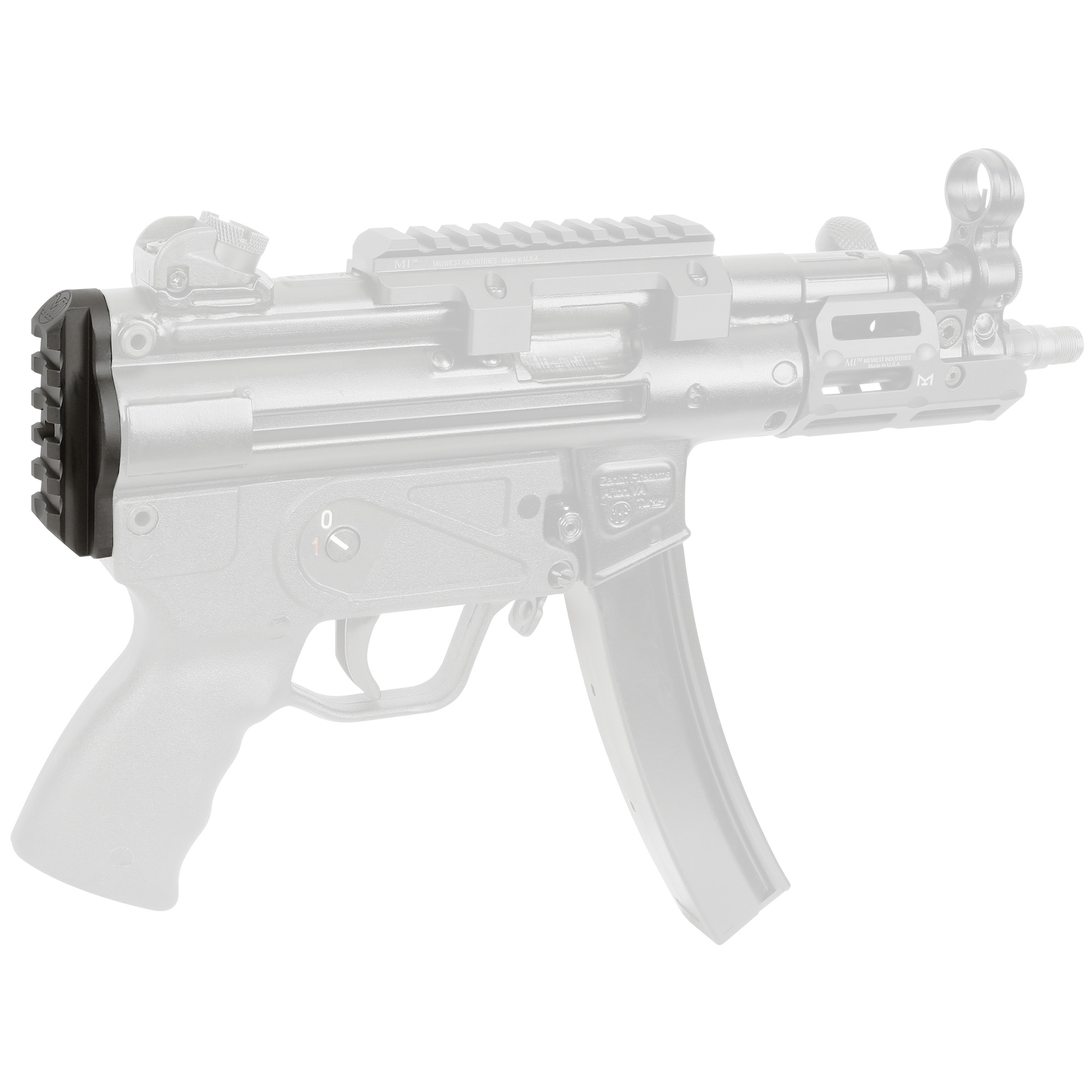 Midwest Industries MP5K 1913 End Plate Adaptor for HK MP5 and Clones