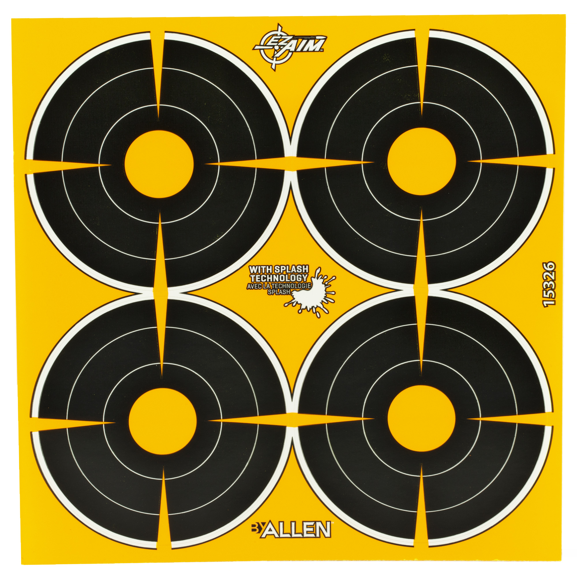 Allen Ez Aim Adhesive Splash 3 Bullseye 12pk