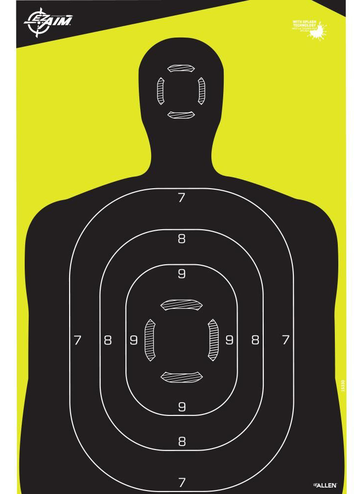 Allen Ez Aim Splash 12x18 Silhouette 5pack