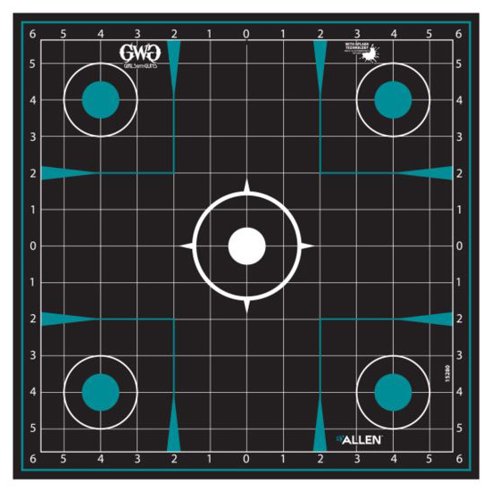 Allen Gwg Splash Adhesiv 12x12 Sight Grid 5pk
