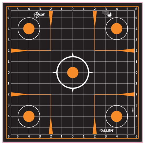 Allen Ez Aim Adhesive Splash 12x12 Grid 5pk