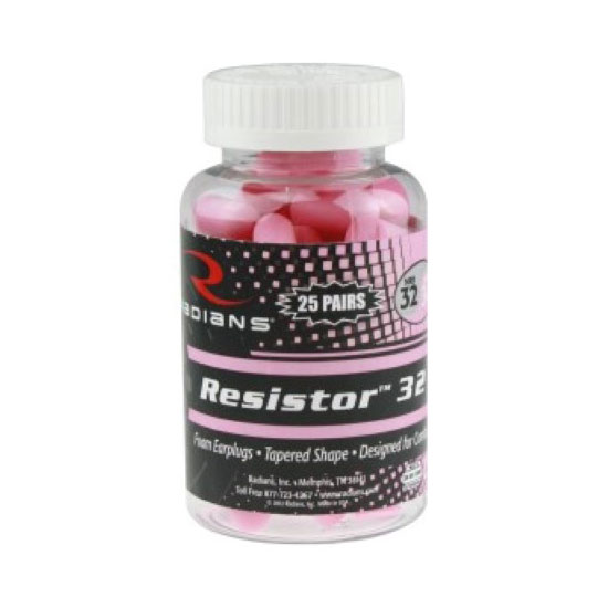 Rad Foam Earplugs 28 Pair Jar Pink