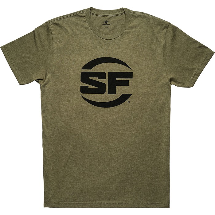 SUREFIRE BUTTON LOGO T-SHIRT X-LARGE OLIVE DRAB