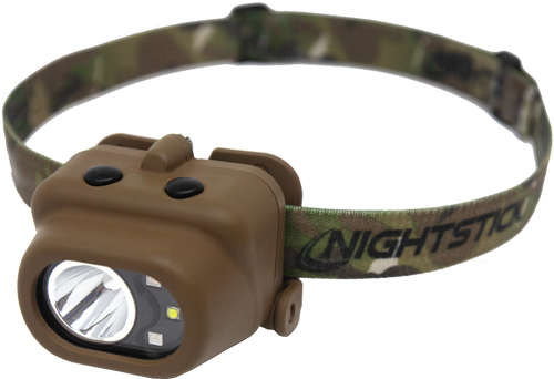 NightStick LED Headlamp Flat Dark Earth 110/210 Lumen Spot Flood Beams
