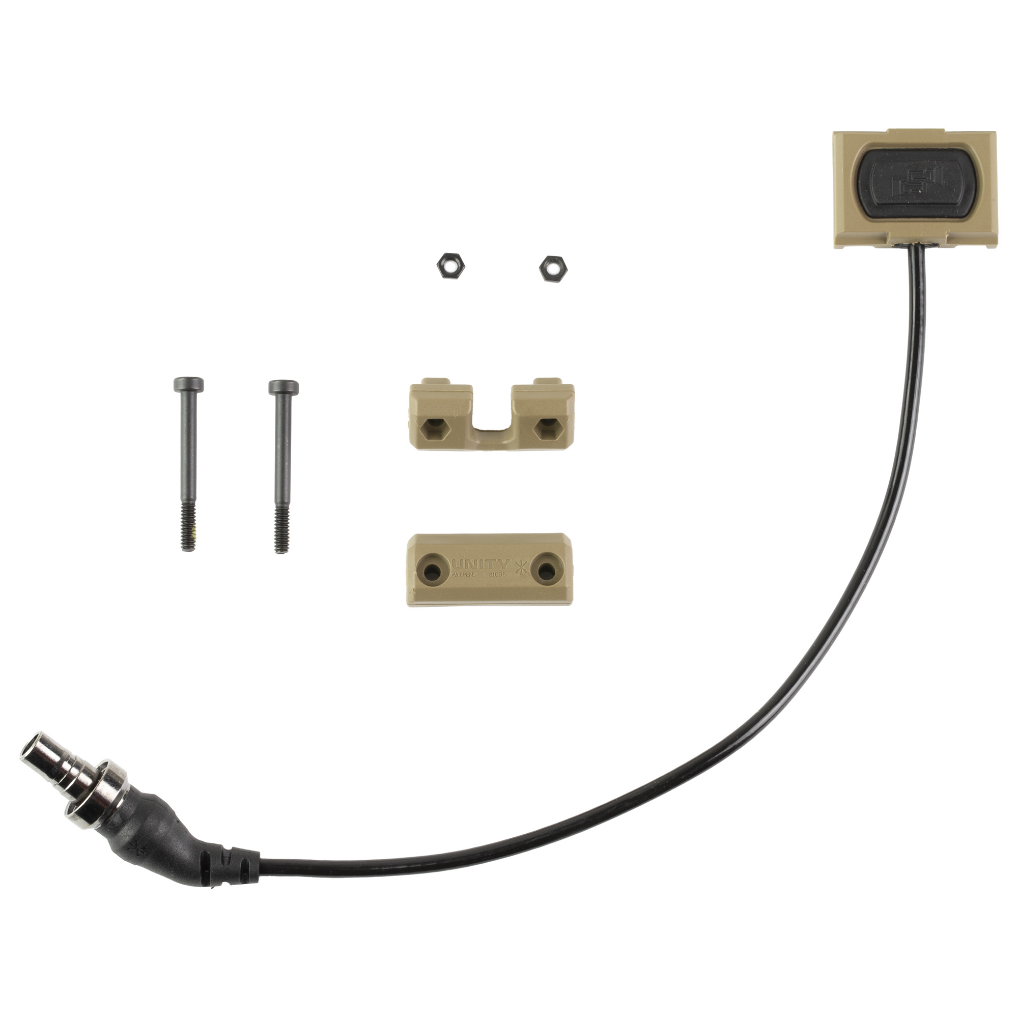 Unity Tactical ModButton Lite Remote Switch SureFire Scout Light 7in Flat Dark Earth