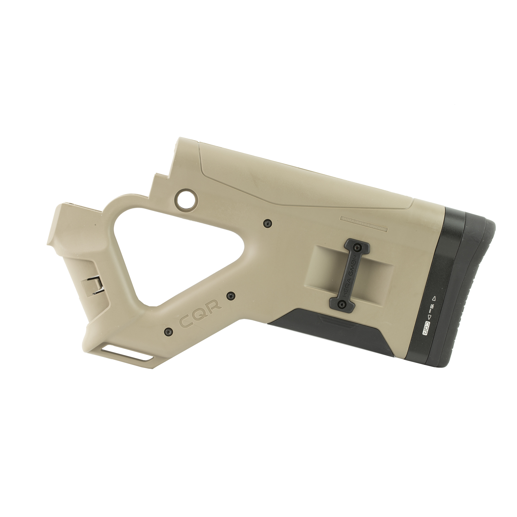 Hera Arms Hera CQR Buttstock Tan AR-15 Compatible Mil-Spec Buffer Tube