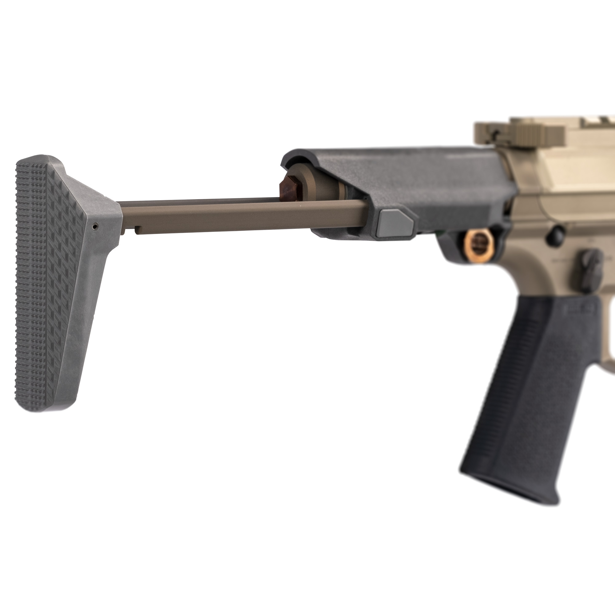 Q Honey Badger Stock Assembly Gray Fits Honey Badger Receiver