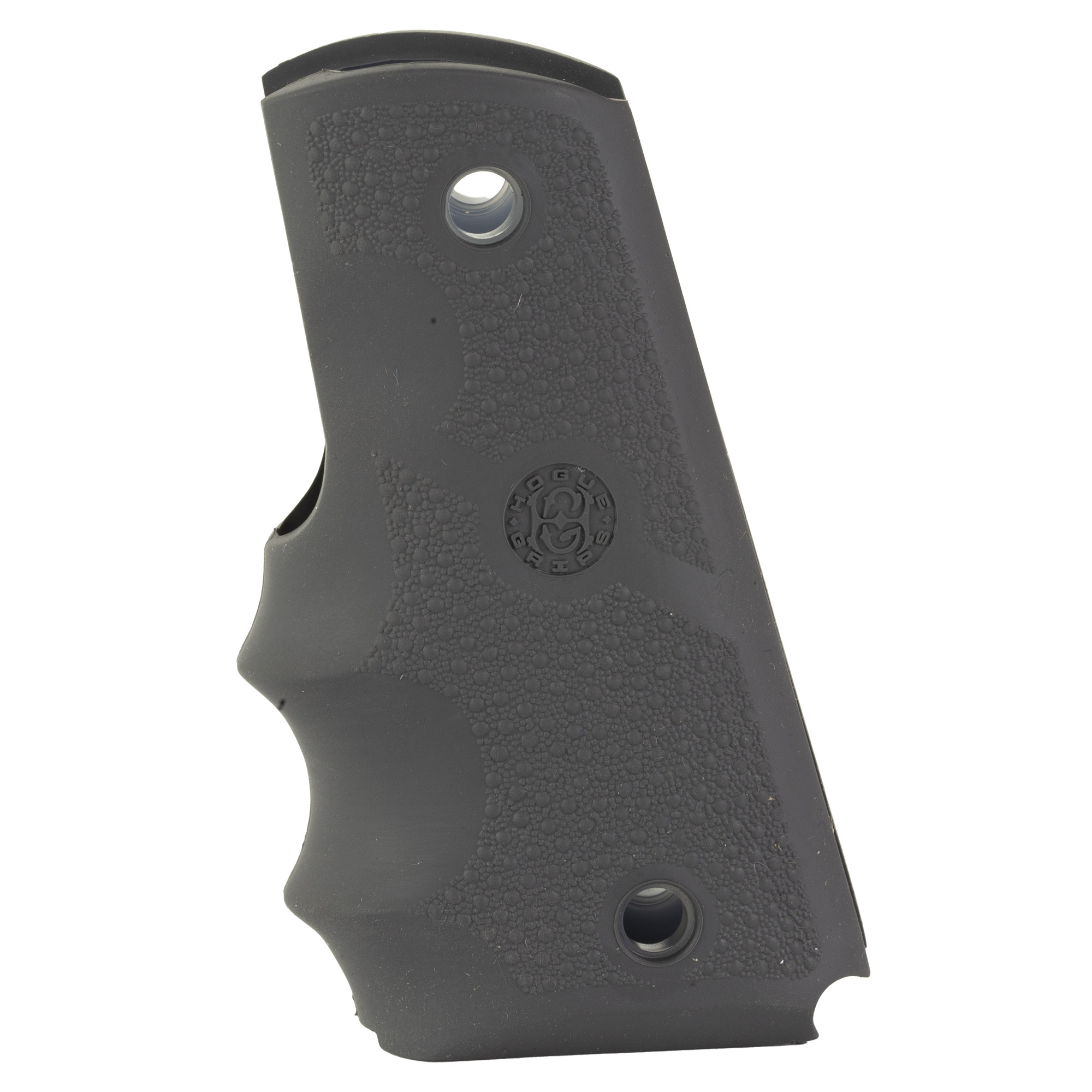 Hogue OverMolded Rubber Grip 1911 Officer Slate Gray Cobblestone Textured