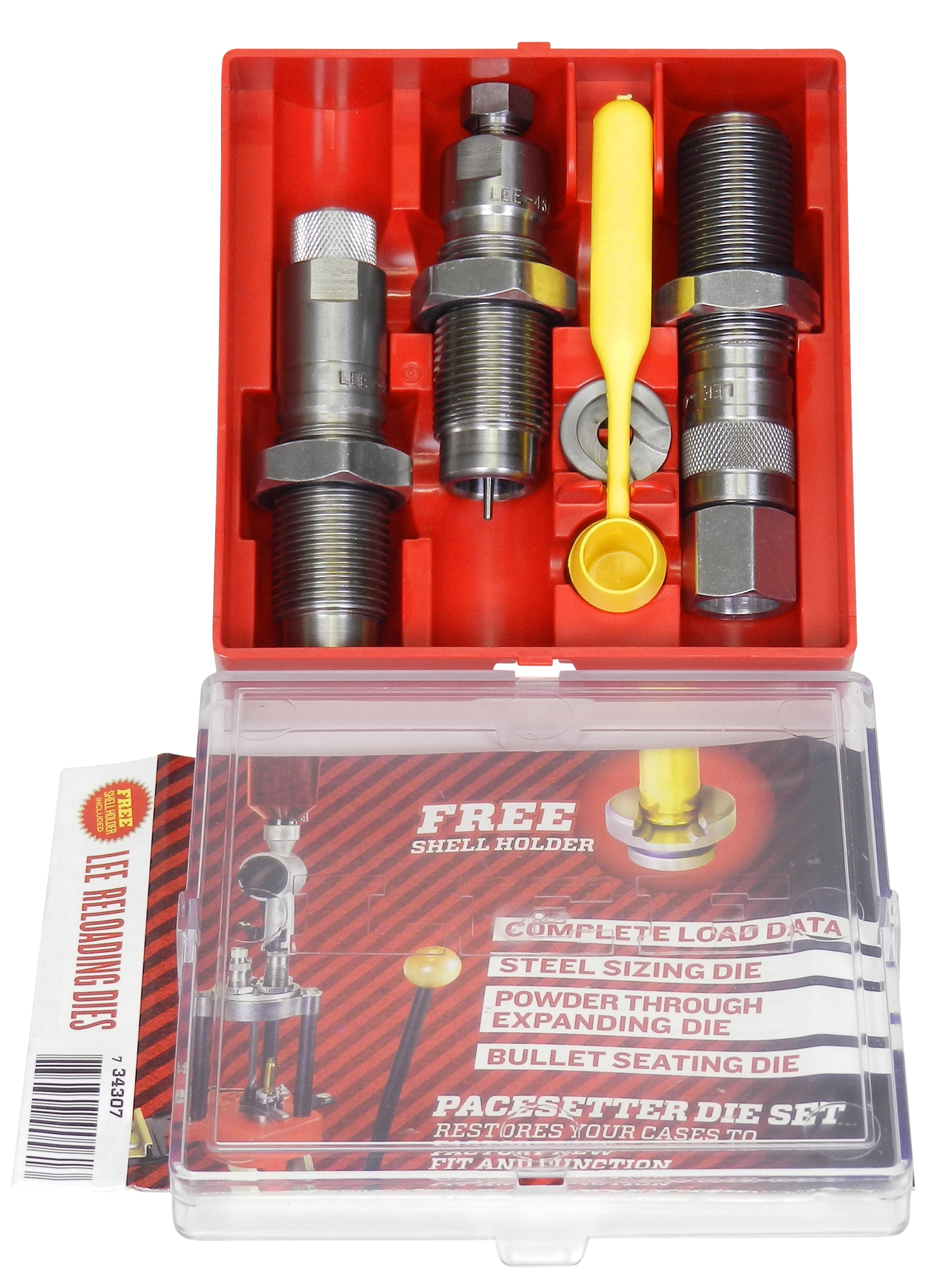 Lee Steel 3-Die Handgun Set 7.62 Nagant