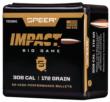 Speer Impact Big Game Rifle Bullets .308 Win 172gr TIPPED PLATED CB 50/ct