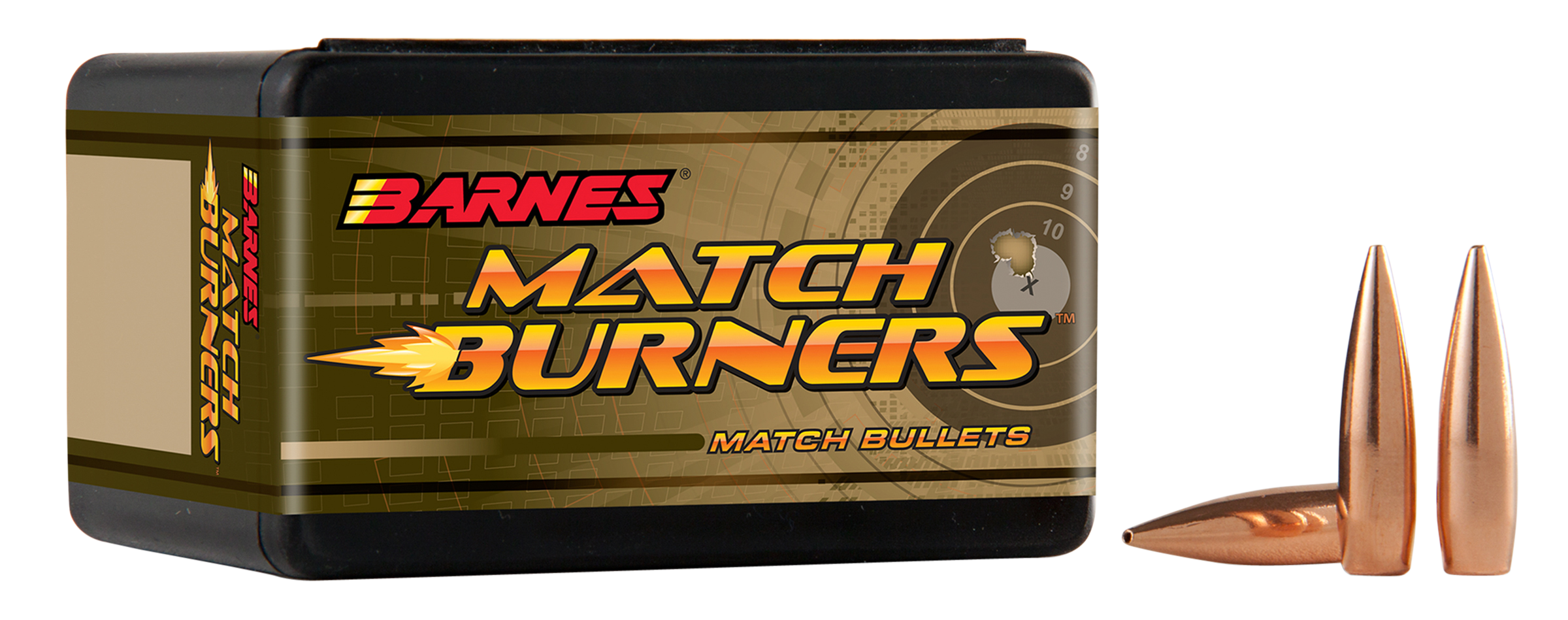Barnes Match Burners Bullets .308 cal .308" 175 gr BT Match 100/ct