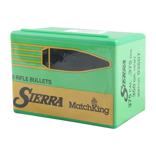 Sierra MatchKing Rifle Bullets .375 cal .375" 350 gr HPBT MATCH 50/ct