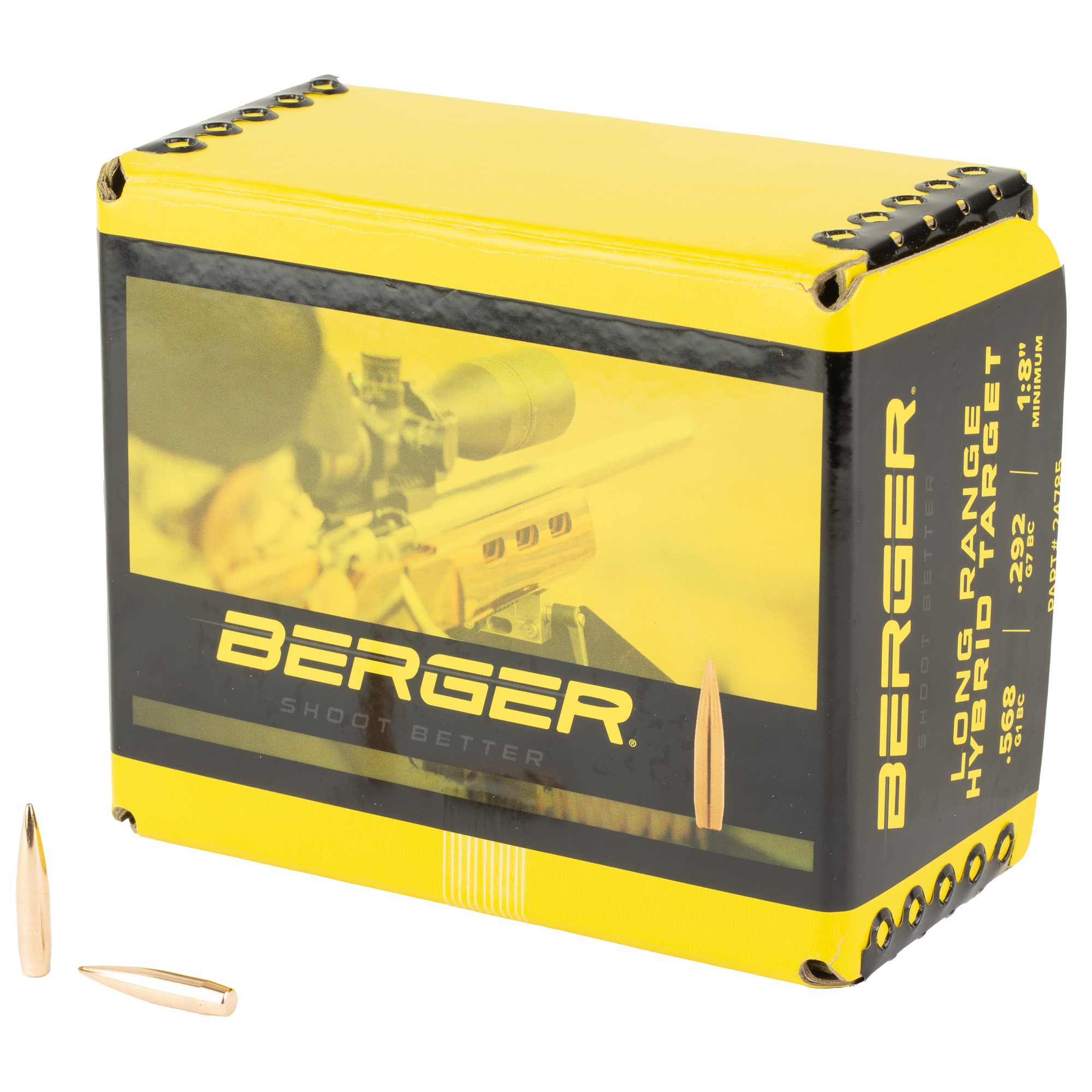 6MM 109 GR LR HYBRID TARGET 500ct BULLETS