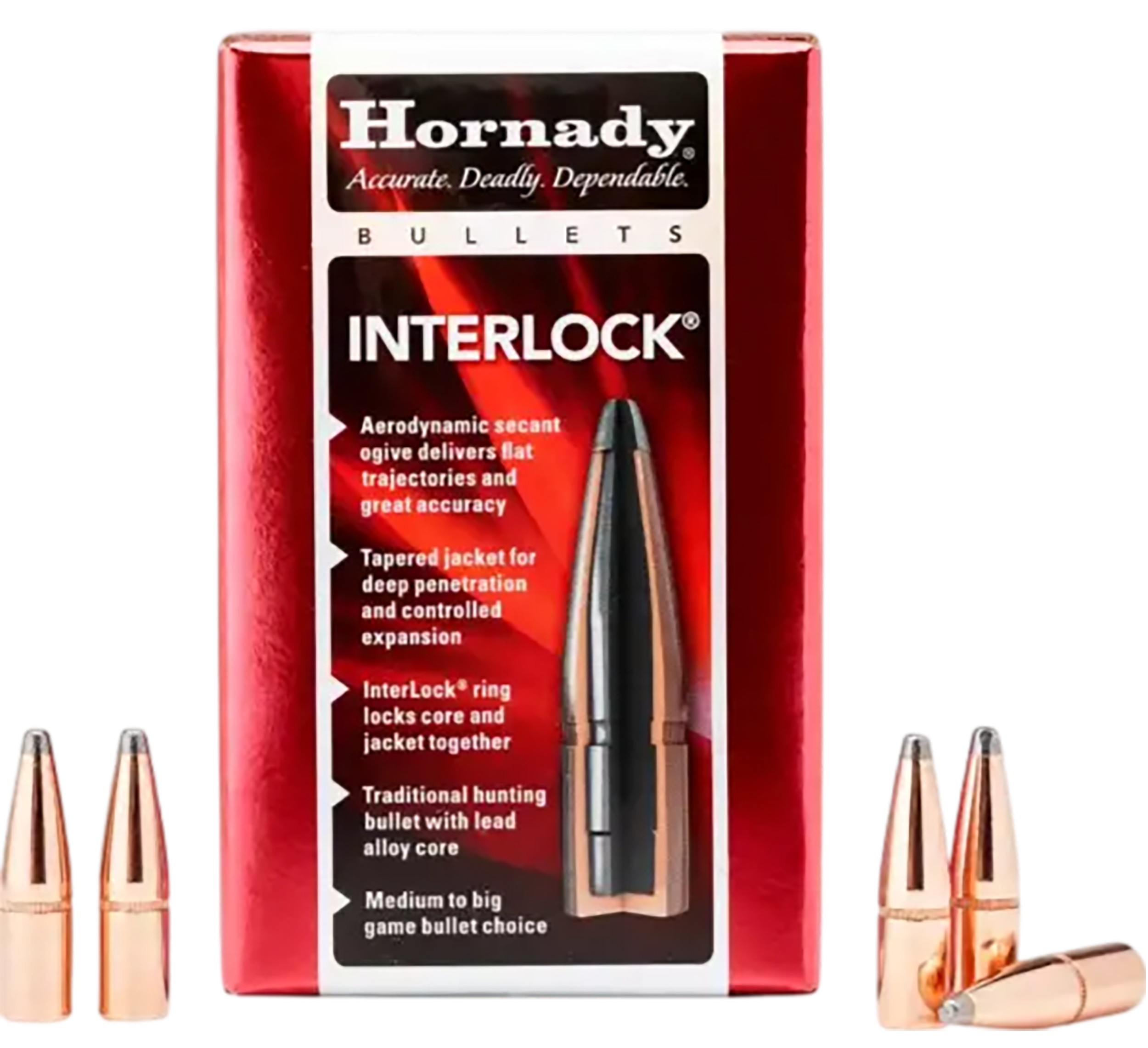 Hornady InterLock Bullets .405 cal .411" 300 gr SP 50/ct