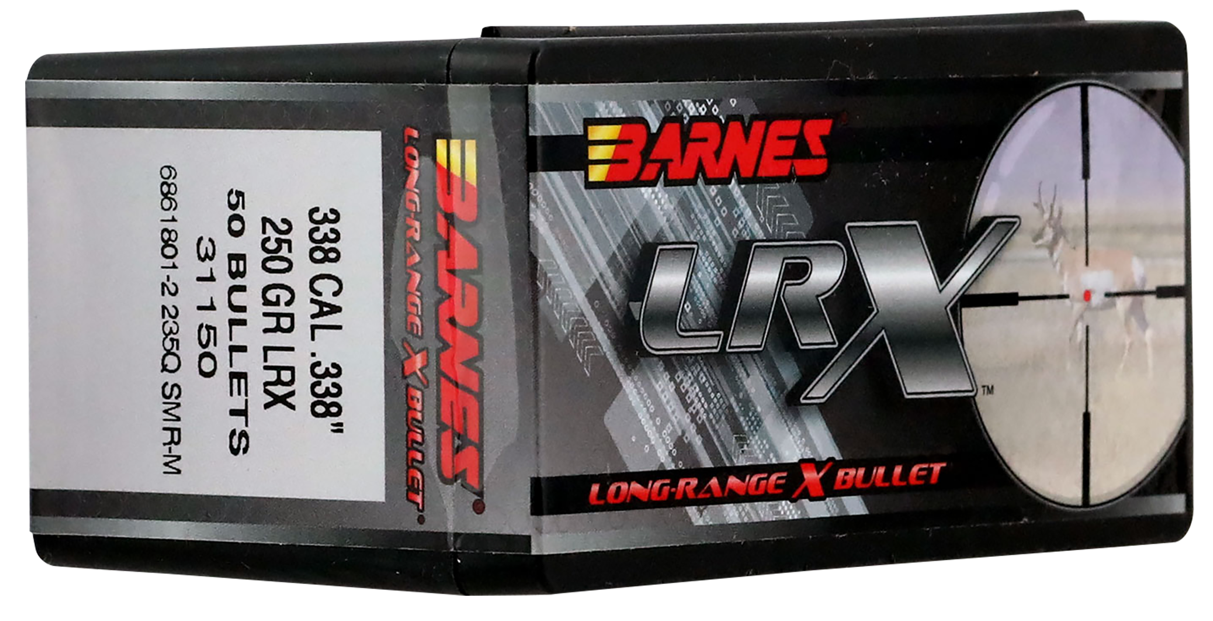 Barnes LRX Long-Range X Bullets .338 cal .338"  250gr LRXBT 50/ct