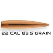 Berger Long Range Hybrid Target Rifle Bullets .22 cal .224" 85.5 gr LRHT 1000/ct
