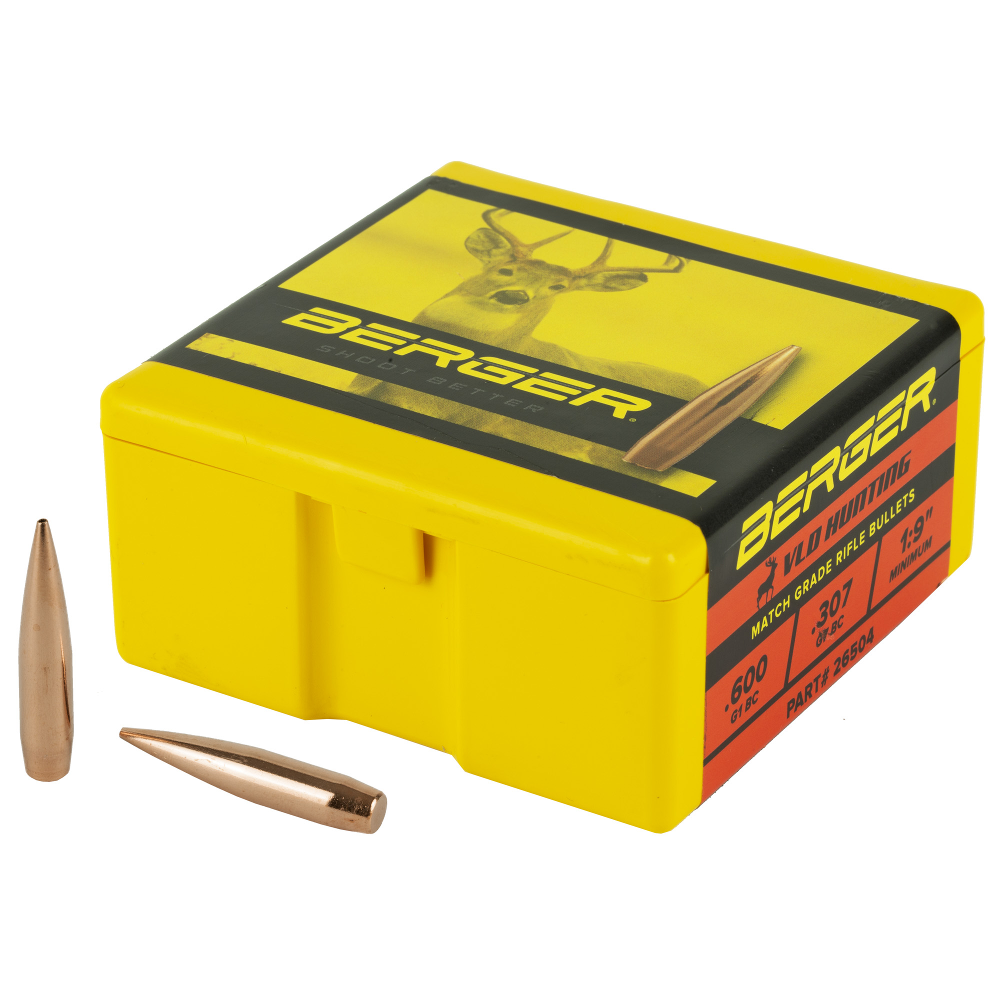 Berger Match Grade Hunting Bullets 6.5mm .264" 140 gr VLD HUNTER 100/box