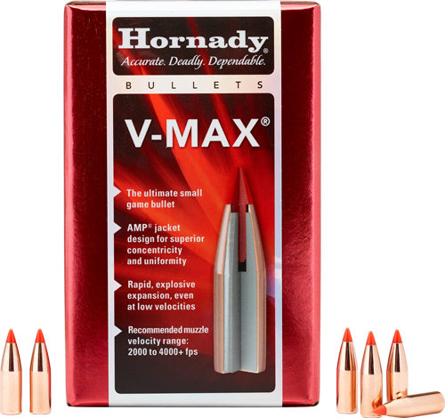 Hornady V-MAX Bullets .22 cal .224" 35 gr V-MAXFB 100/ct