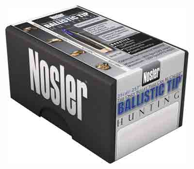 Nosler Ballistic Tip Hunting Bullets .25 cal .257" 100 gr SBT-BTIP 50/ct