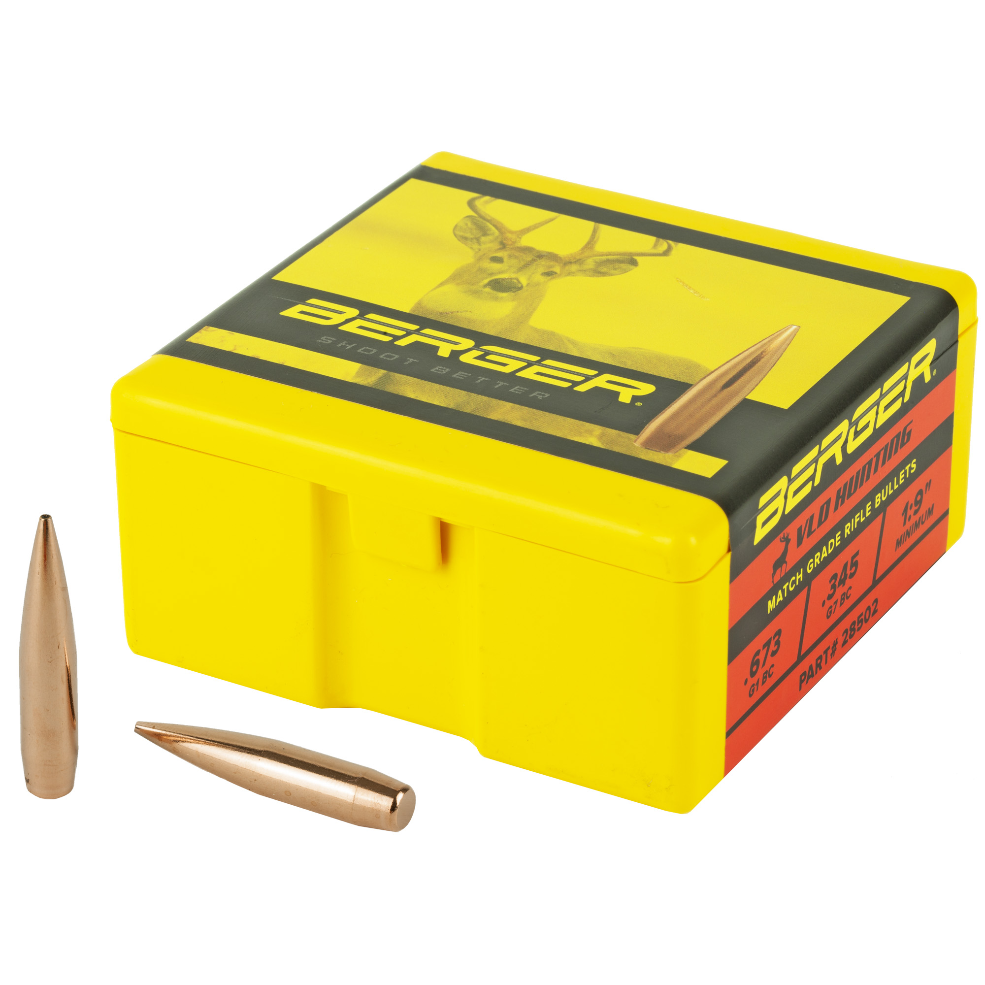 Berger Match Grade Hunting Bullets 7mm .284" 180 gr VLD HUNTER 100/box