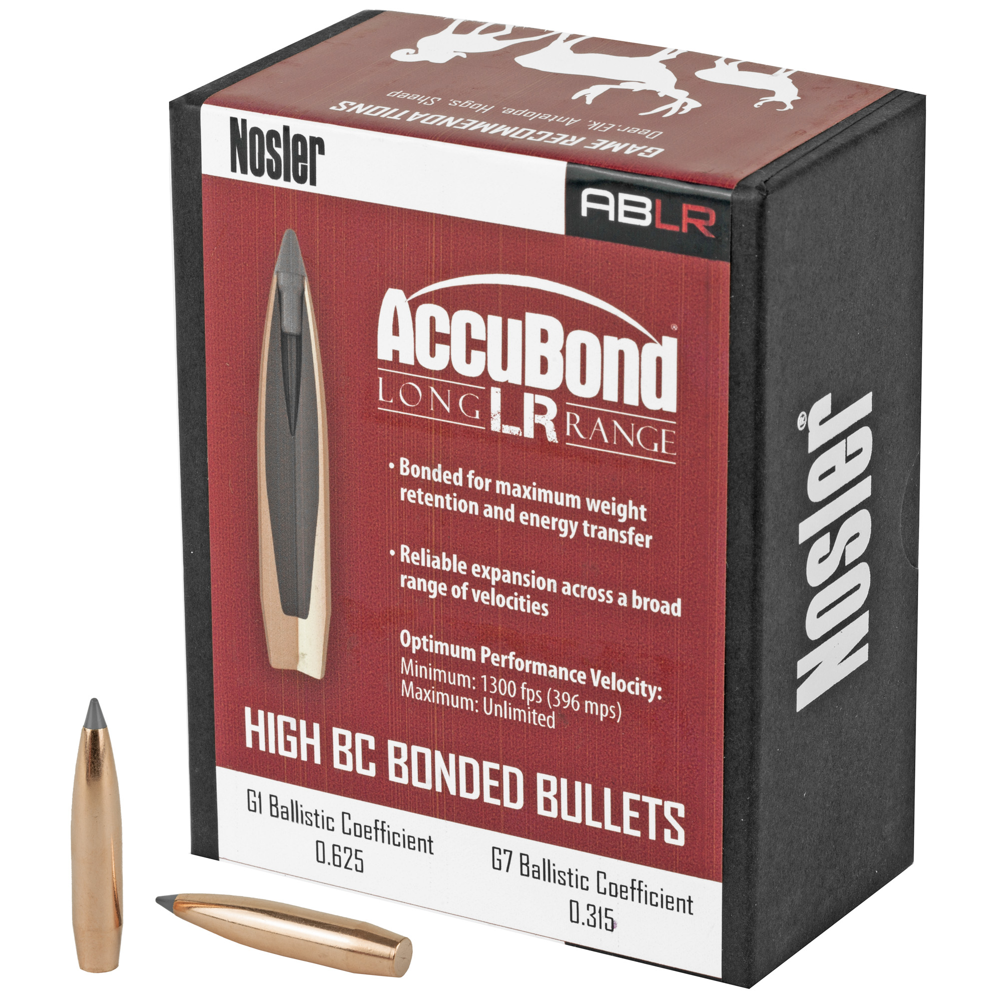 Nosler Accubond Long Range Bullets 6.5 Cal .264" 142 gr 100/box