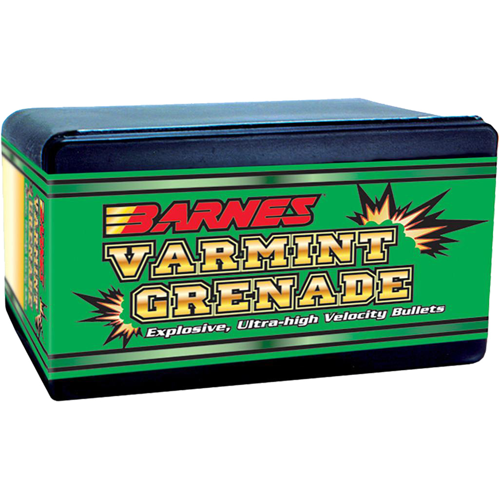 Barnes Varmint Grenade Rifle Bullets 6mm .243" 62 gr VGFB 100/ct