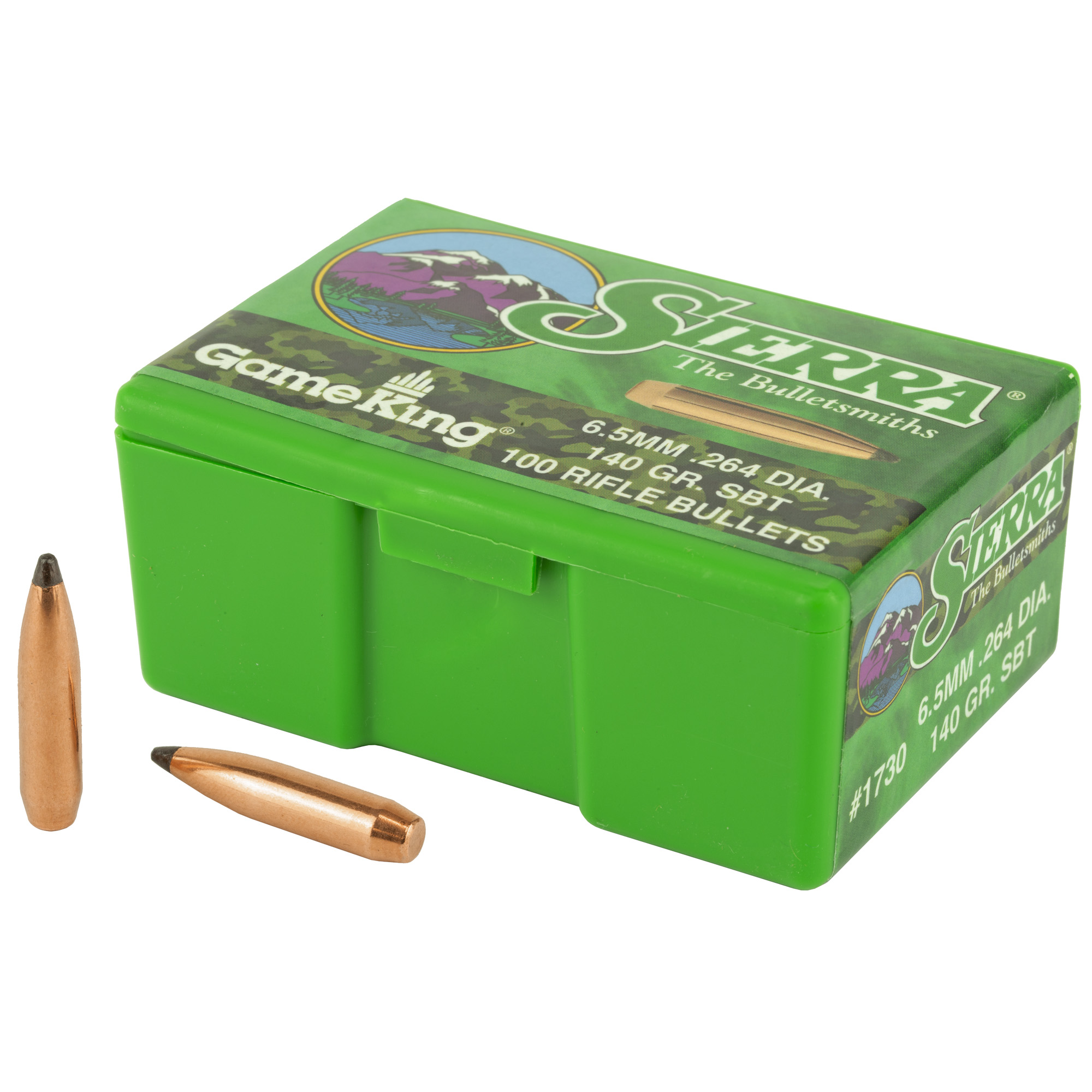 Sierra GameKing Rifle Bullets 6.5mm .264" 140 gr SBT 100/ct