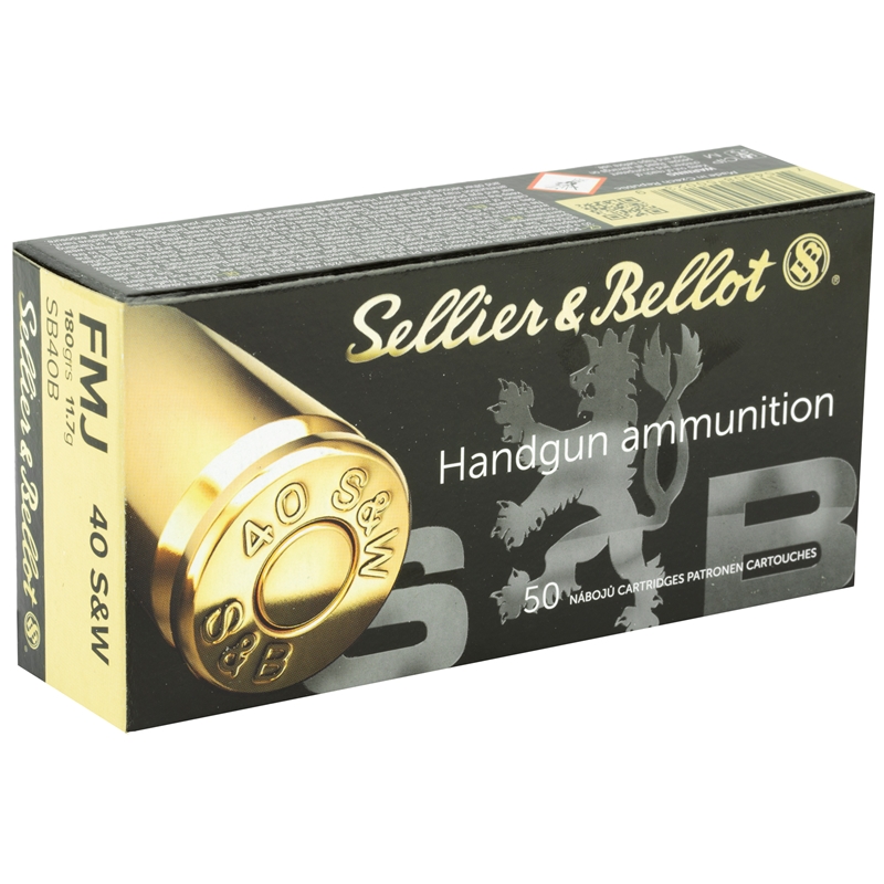 Sellier & Bellot .40 S&W Full Metal Jacket 180 Grain