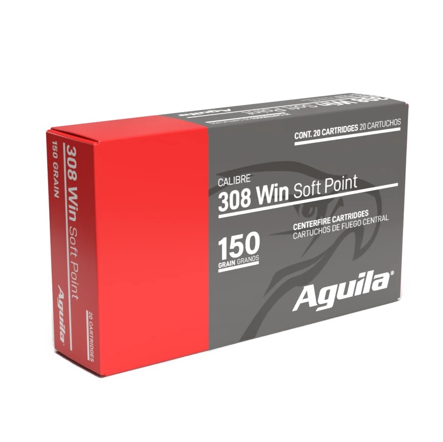 Aguila Ammunition .308 Winchester Soft Point 150 Grain 200 Rounds
