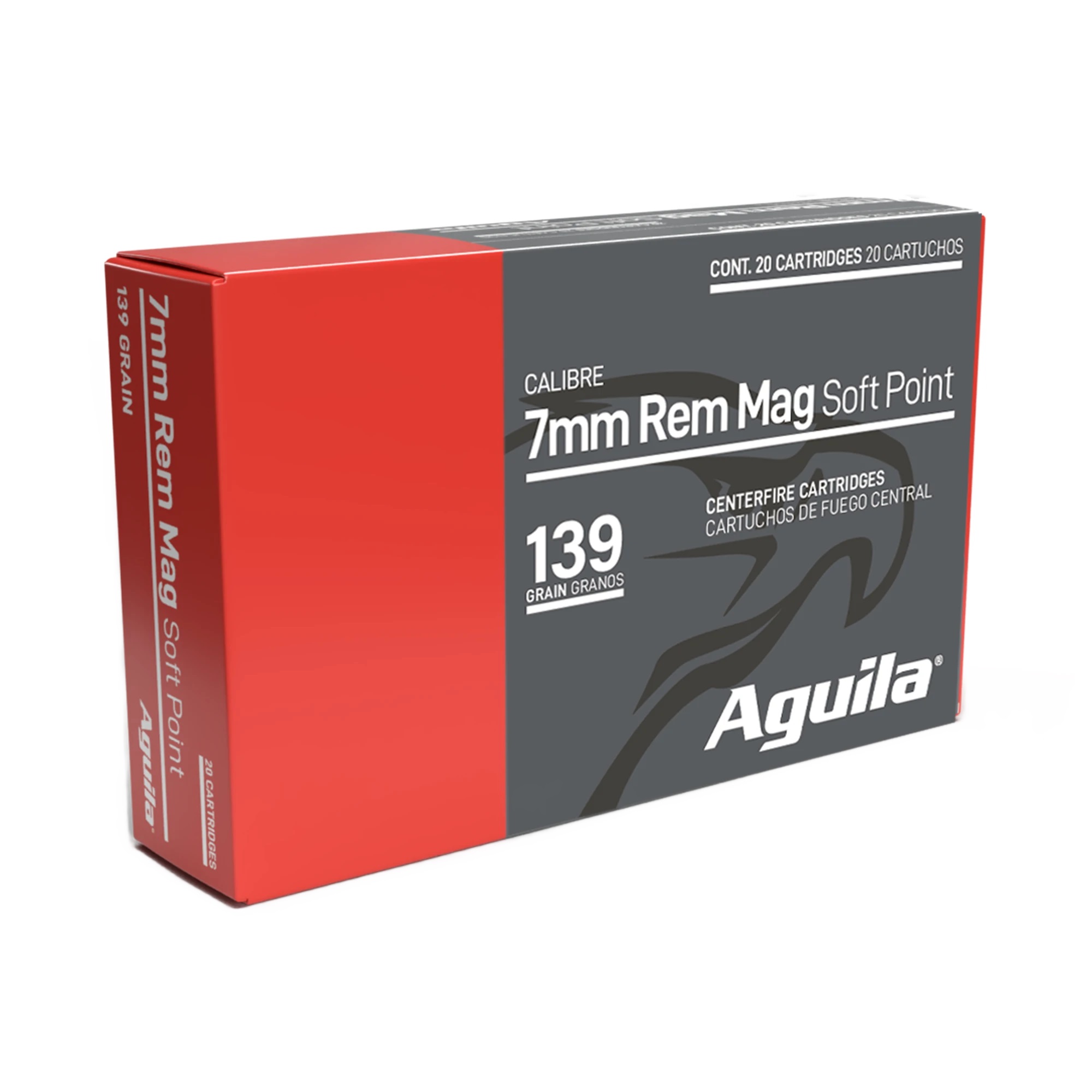 Aguila Ammunition 7mm Remington Magnum Soft Point 139 Grain 200 Rounds