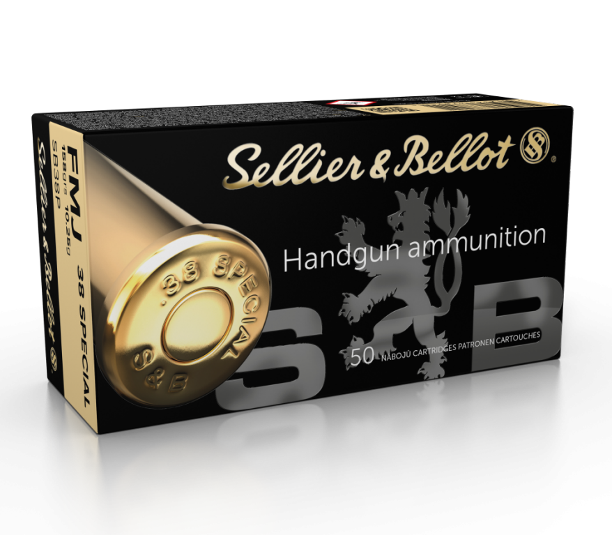 Sellier & Bellot .38 Special Full Metal Jacket 158 Grain