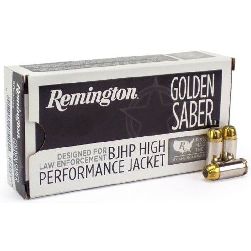 Remington Premier Golden Saber 9mm Luger Brass Jacketed Hollow Point 124 Grain 20 Rounds