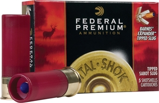 Federal Fed Rifled Slug 20 Gauge 2.75" 1 Ounce 5 Rounds