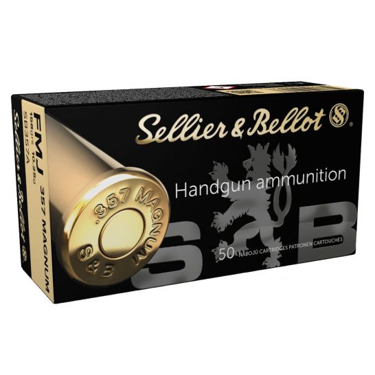 Sellier & Bellot .357 Magnum Full Metal Jacket 158 Grain 50 Rounds