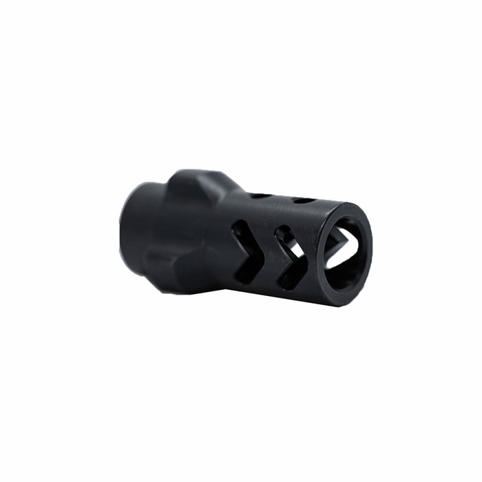 Angstadt Arms 9MM 3-Lug Adapter Dual Chevron Muzzle Brake 1/2-36