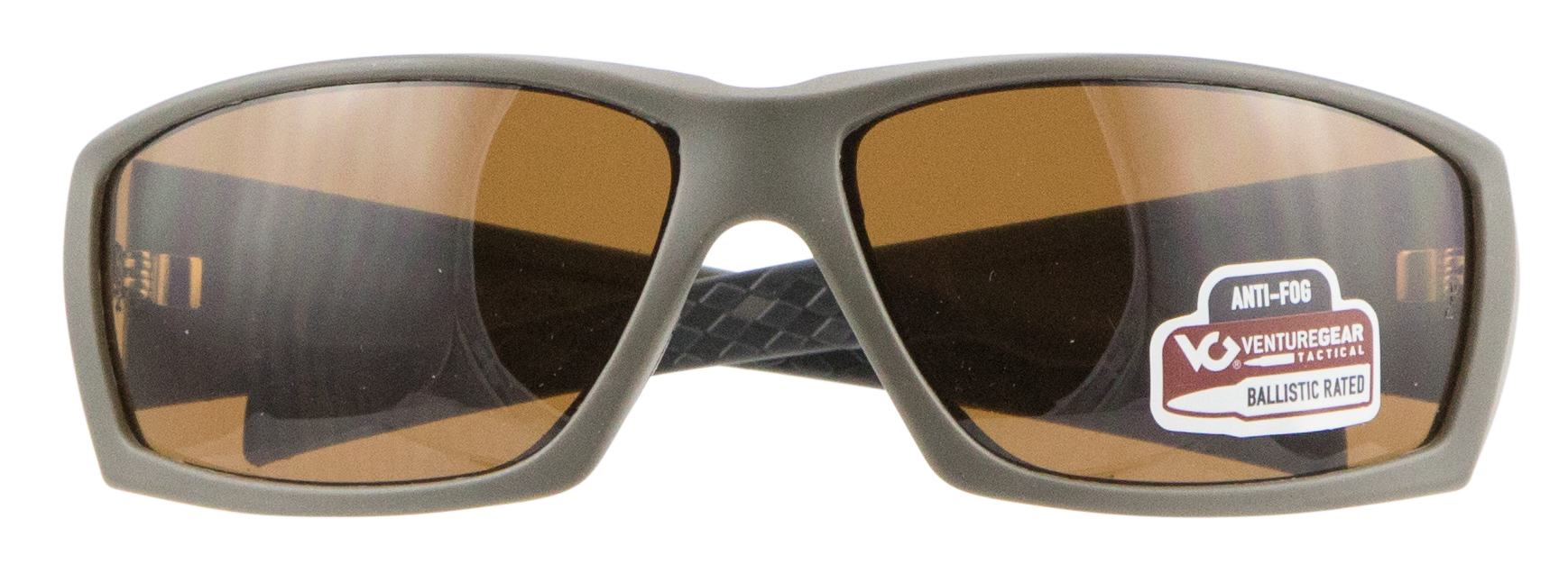 Pyramex VGSG718T Venture Gear Tactical Overwatch Adult Bronze Lens Anti-Fog Polycarbonate OD Green Frame