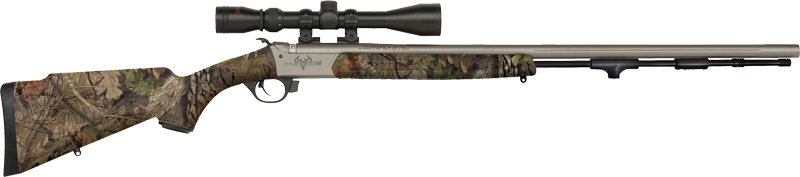 Traditions R5741104416 Pursuit XT 50 Cal 209 Primer 26" Stainless Cerakote Mossy Oak Break-Up Country Synthetic Stock 3-9x40 Scope