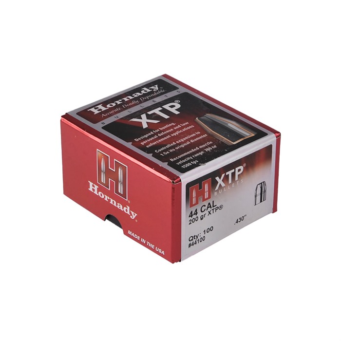 Hornady Traditional Pistol Bullets 44 Cal. .430 200 gr. XTP 100 box