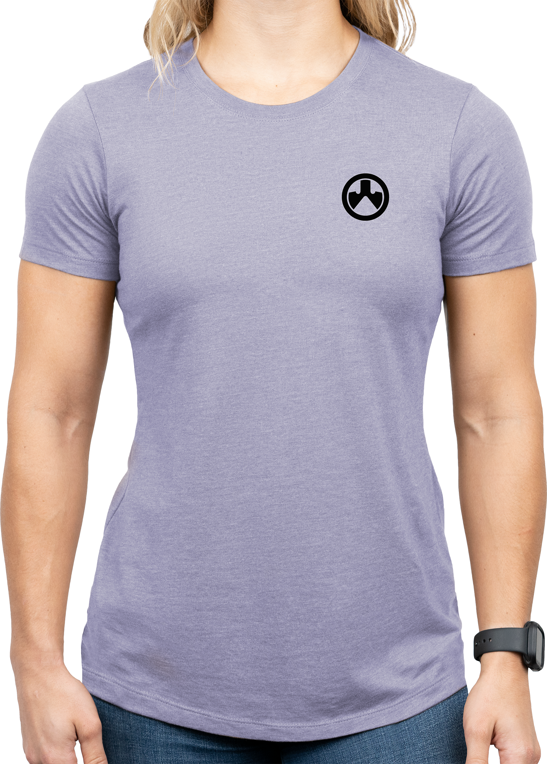 Magpul MAG1340-530-L Groovy Women's Orchid Heather Cotton/Polyester Short Sleeve Large