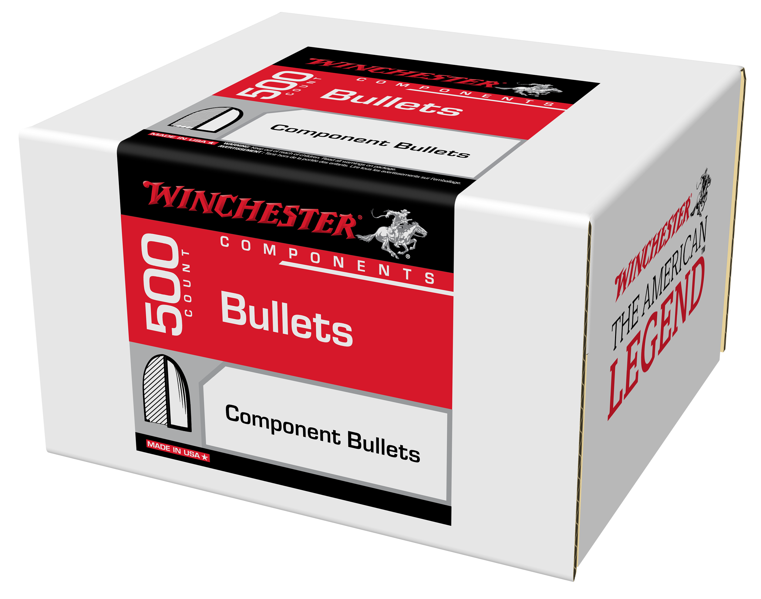 Winchester Ammo WB9JHP115D Centerfire Handgun Reloading 9mm 115gr Jacketed Hollow Point 500 Per Box/4 Case