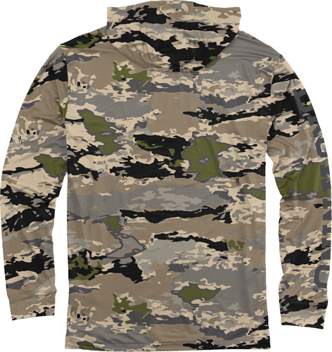 Browning Hooded Long Sleeve Tech Shirt Ovix Camo XL