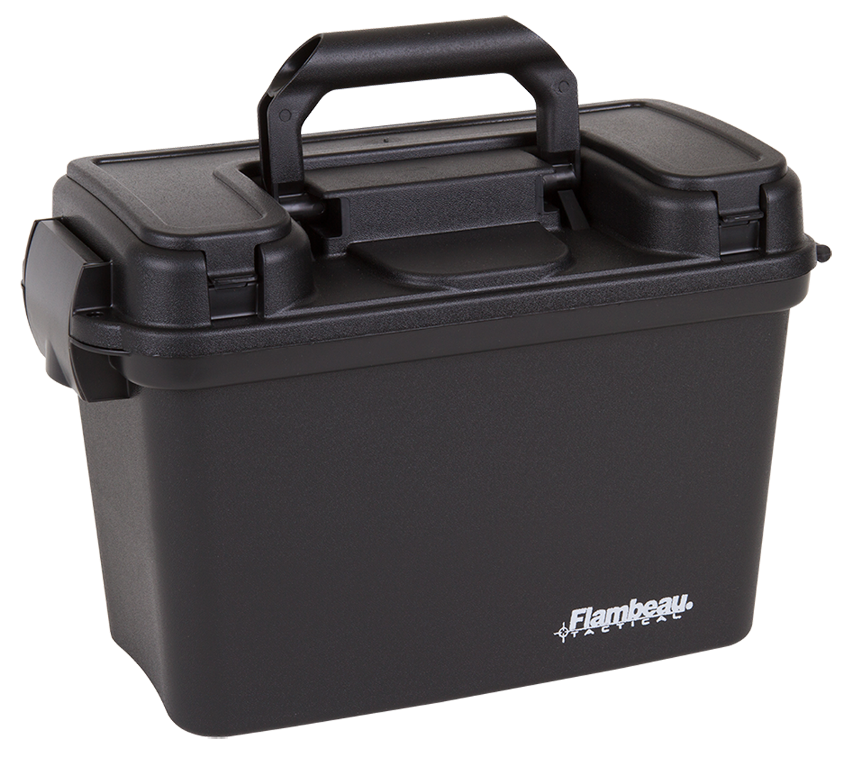 Flambeau 6430SD Tactical Dry Box Removable Tray & Storage Compartment Black Polymer