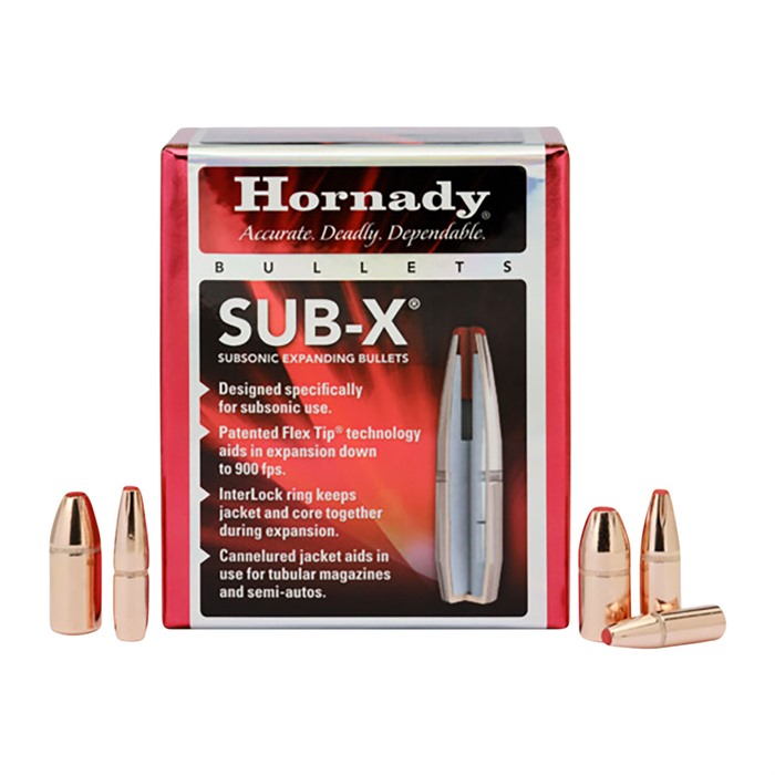 Hornady Sub-X Bullets 35 Cal. .357 250 gr. Sub-X (350 Legend)